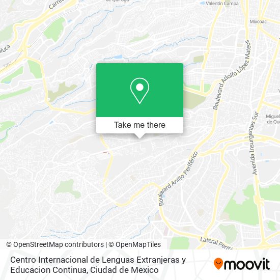 Centro Internacional de Lenguas Extranjeras y Educacion Continua map