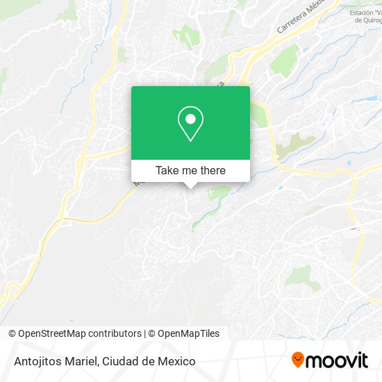 Antojitos Mariel map