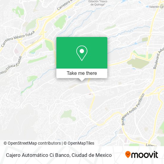 Cajero Automático Ci Banco map