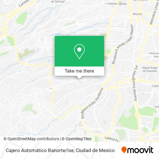 Cajero Automático Banorte/Ixe map