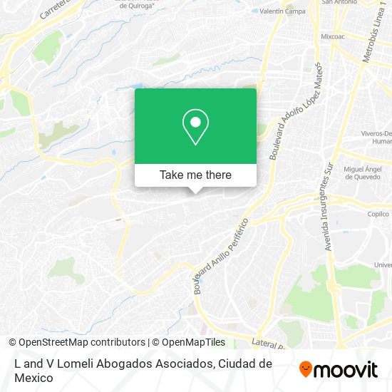 L and V Lomeli Abogados Asociados map