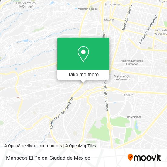 Mariscos El Pelon map