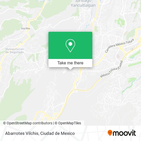 Mapa de Abarrotes Vilchis