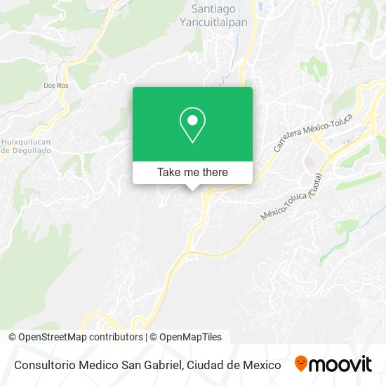 Mapa de Consultorio Medico San Gabriel