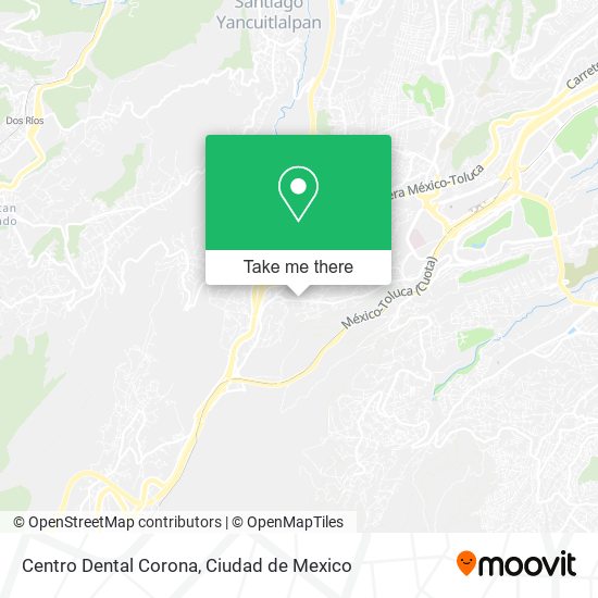 Mapa de Centro Dental Corona