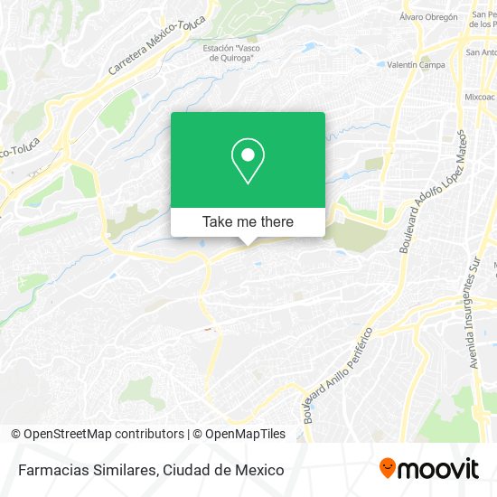 Farmacias Similares map