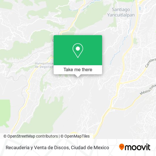 Recauderia y Venta de Discos map