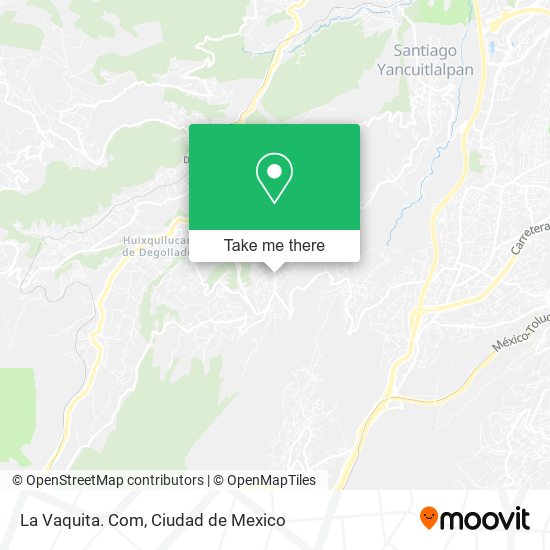La Vaquita. Com map