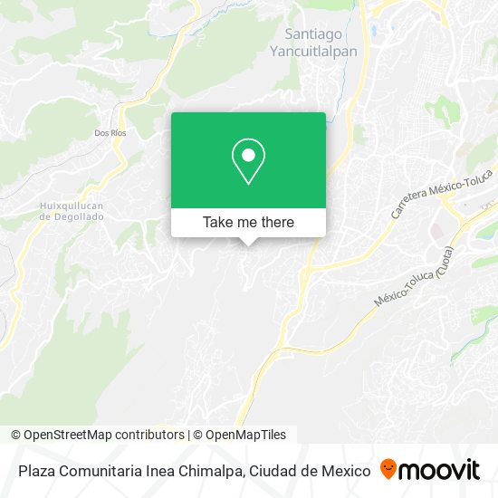 Mapa de Plaza Comunitaria Inea Chimalpa