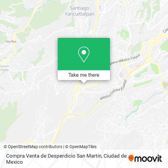 Compra Venta de Desperdicio San Martin map