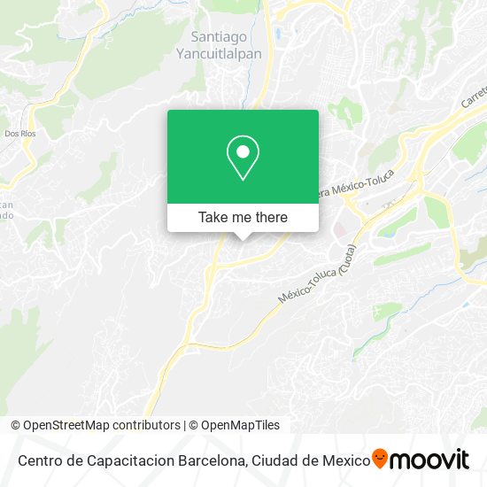 Mapa de Centro de Capacitacion Barcelona