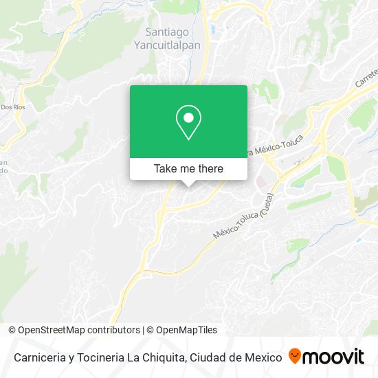 Mapa de Carniceria y Tocineria La Chiquita