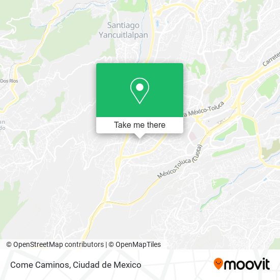 Come Caminos map