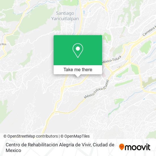Centro de Rehabilitación Alegría de Vivir map