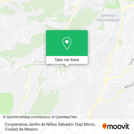 Cooperativa Jardin de Niños Salvador Diaz Miron map