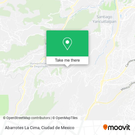 Abarrotes La Cima map