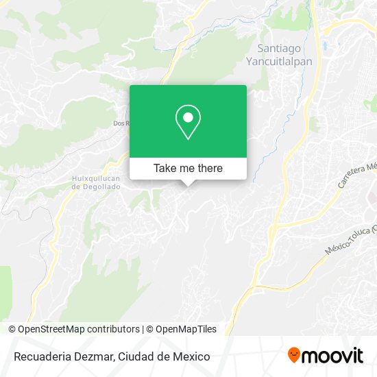 Recuaderia Dezmar map