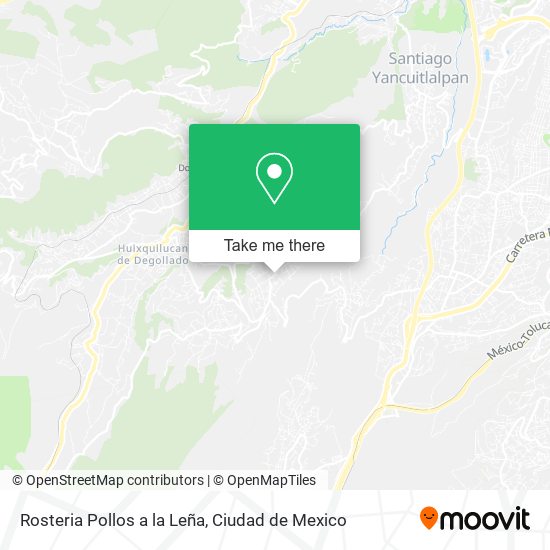 Rosteria Pollos a la Leña map