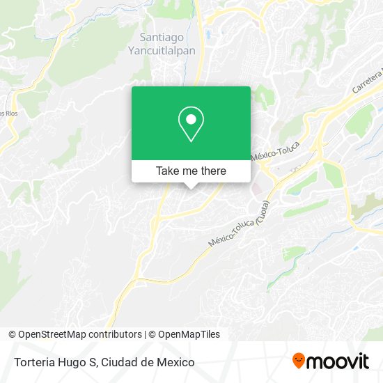Torteria Hugo S map