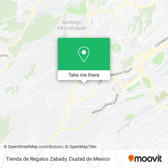 Mapa de Tienda de Regalos Zabady