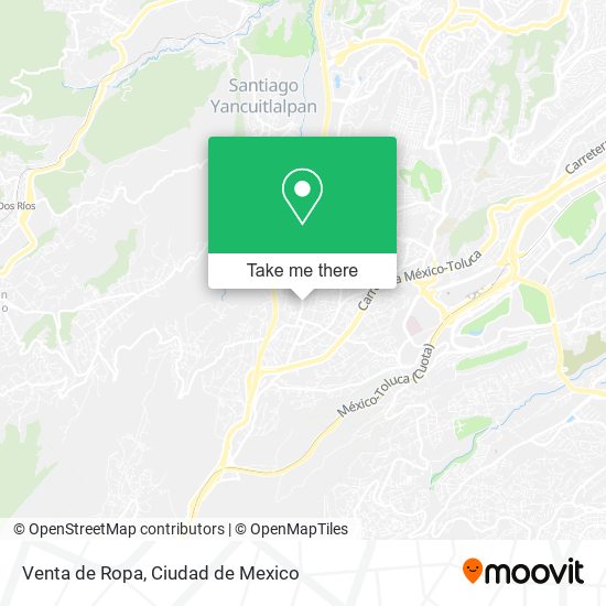 Venta de Ropa map