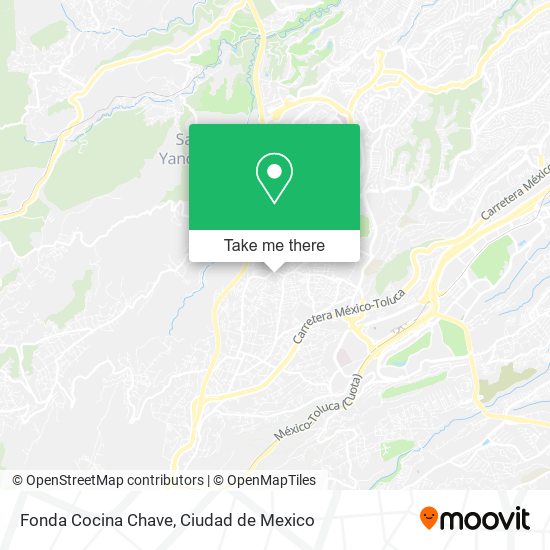 Fonda Cocina Chave map