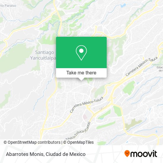 Abarrotes Monis map