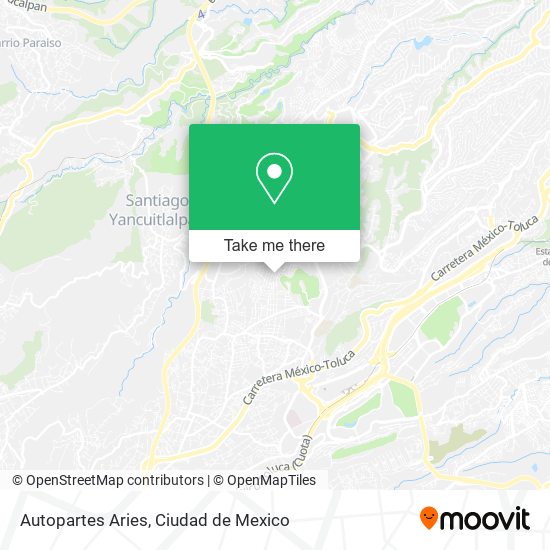Autopartes Aries map