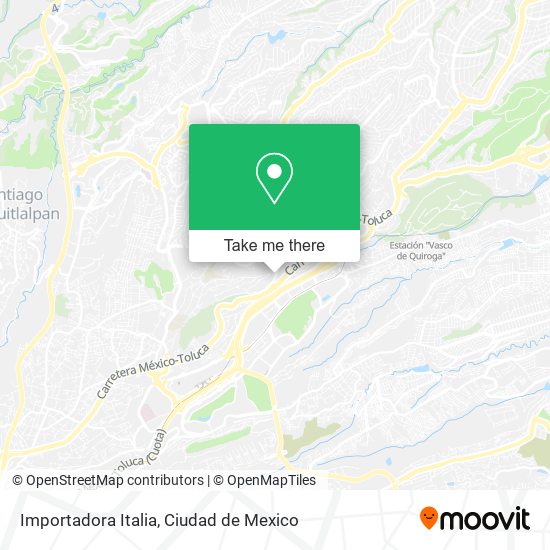 Importadora Italia map