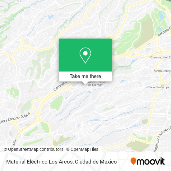 Material Eléctrico Los Arcos map