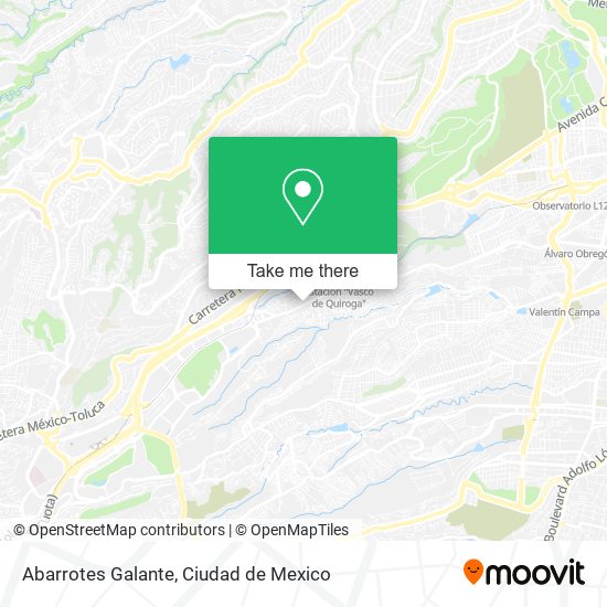 Abarrotes Galante map