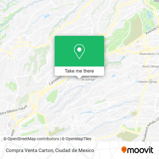 Compra Venta Carton map