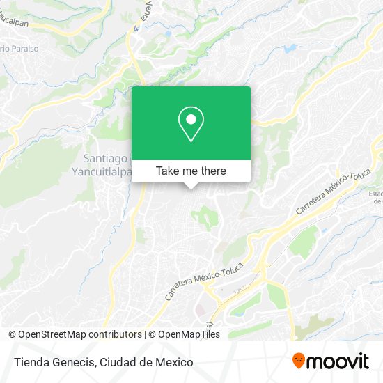 Tienda Genecis map