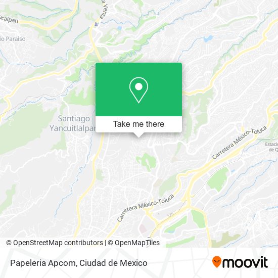 Papeleria Apcom map