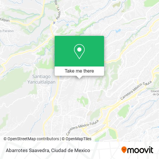 Mapa de Abarrotes Saavedra