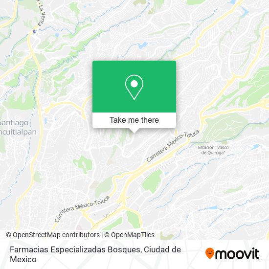 Mapa de Farmacias Especializadas Bosques