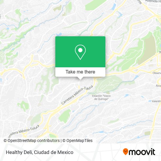 Mapa de Healthy Deli