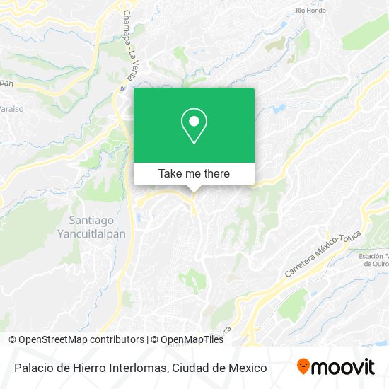 Palacio de Hierro Interlomas map