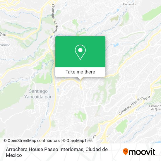 Arrachera House Paseo Interlomas map