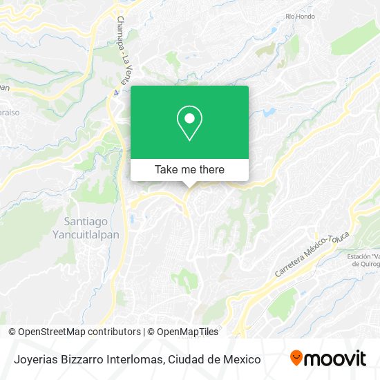 Joyerias Bizzarro Interlomas map