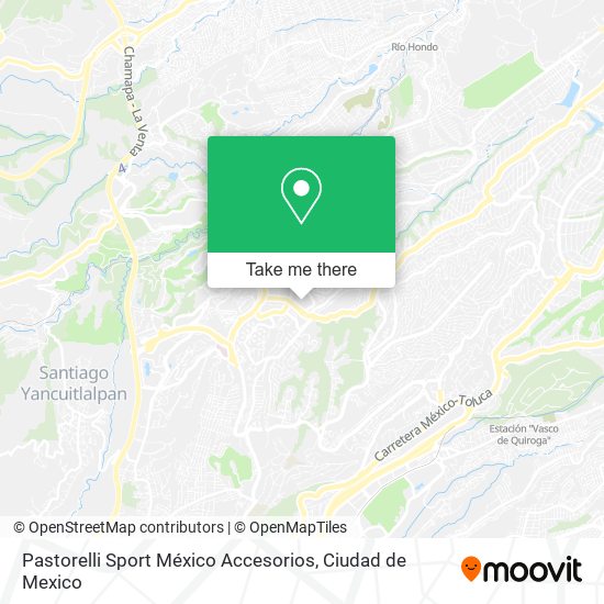 Pastorelli Sport México Accesorios map