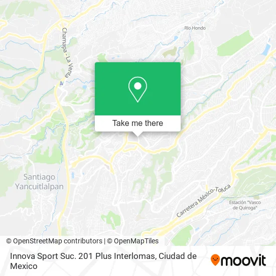 Innova Sport Suc. 201 Plus Interlomas map