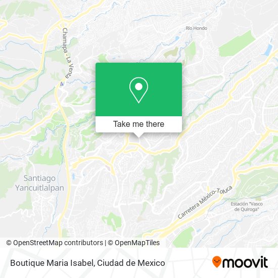 Mapa de Boutique Maria Isabel