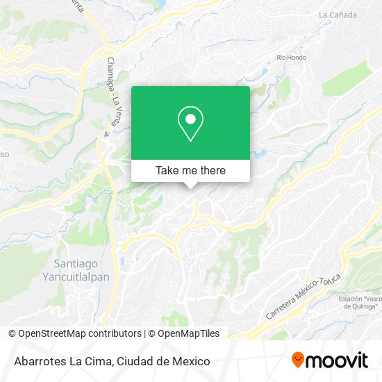 Abarrotes La Cima map