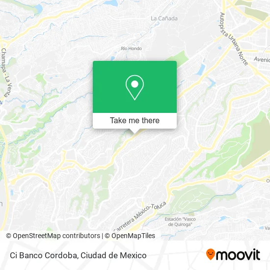 Mapa de Ci Banco Cordoba