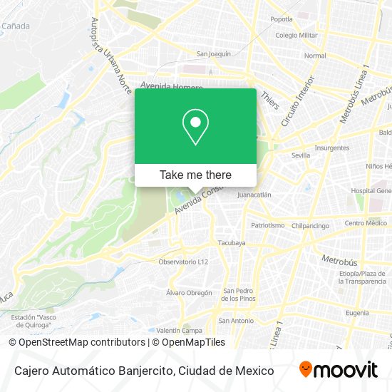 Cajero Automático Banjercito map