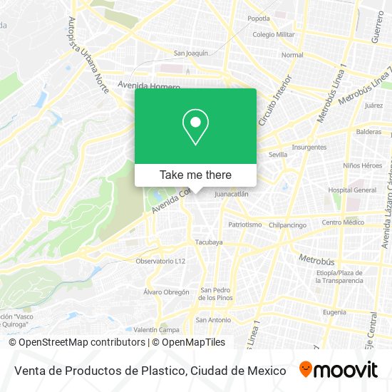 Venta de Productos de Plastico map