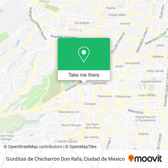 Mapa de Gorditas de Chicharrón Don Rafa