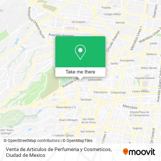 Venta de Articulos de Perfumeria y Cosmeticos map