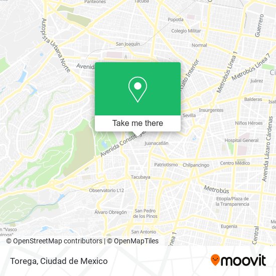 Torega map